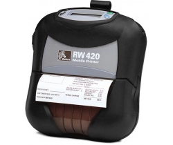 Мобильный принтер этикеток Zebra RW420, Bluetooth, USB, 203 dpi, 104 мм