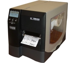 Принтер этикеток термотрансферный Zebra ZM400 (ZM400-2001-5400T) 200 dpi, 104 мм, Ethernet, USB, отделитель, смотчик полноразмерный