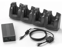 Zebra CRD3X01-401EES, Зарядное устройство 4 Slot Ethernet Charge Cradle Kit includes: 4 Slot Ethernet Cradle, Power Supply PWRS-14000-241R, DC Cord 50