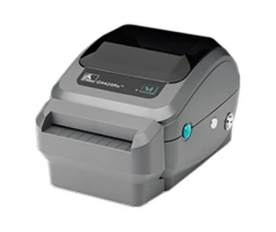 Принтер этикеток термотрансферный Zebra GX430t (GX43-100412-000), 300 dpi, 102 мм/c, до 104 мм, RS, USB, Ethernet, отрезчик