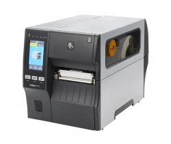 Принтер этикеток термотрансферный Zebra ZT411 (ZT41143-T410000Z), 300 dpi, 104 мм, Ethernet, USB, смотчик, отделитель.Дефект трещина на панели управл