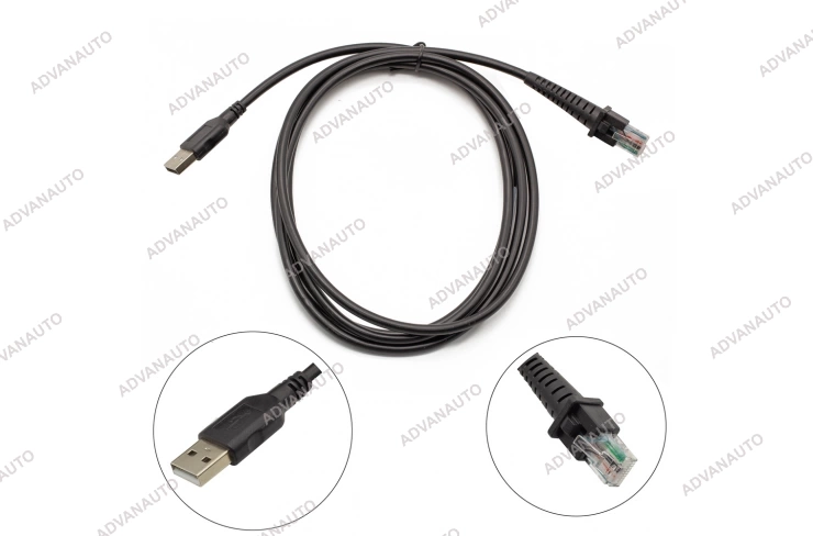 DATALOGIC CAB-438, Кабель Cable, USB, Type A, Straight, CAB-438, 6.5 ft. фото 1