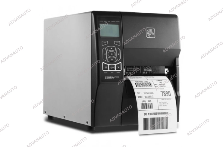 Принтер этикеток термотрансферный Zebra ZT230 (ZT23043-T01200FZ), 300 dpi, 152 мм/c, до 104 мм, USB, Ethernet фото 1