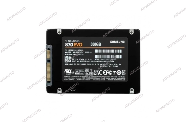 Накопитель Samsung 870 EVO MZ-77E500B 500ГБ фото 2