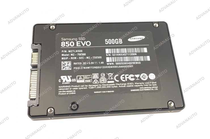 Твердотельный накопитель SSD Samsung MZ-75E500, 500GB, SATA3, 2.5" фото 1