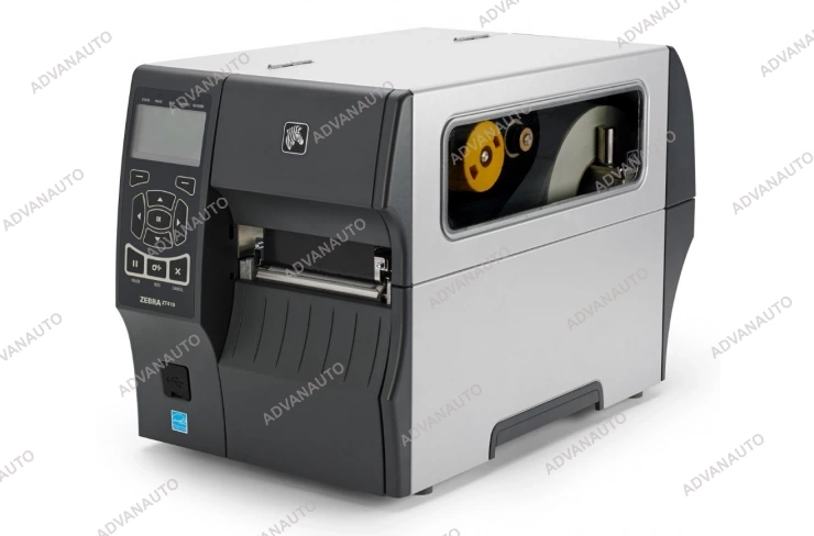 Принтер этикеток термотрансферный Zebra ZT410 (ZT41042-T0100A0Z) 203 dpi, 104 мм, RFID, отделитель, смотчик подложки, Ethernet, USB фото 1