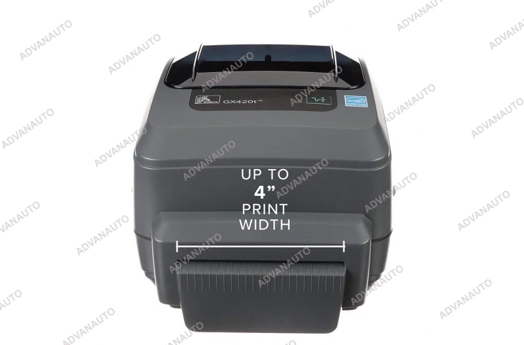Принтер этикеток термотрансферный Zebra GX420t (GX42-102512-000), 203 dpi, 152 мм/c, до 104 мм, USB, отрезчик фото 2