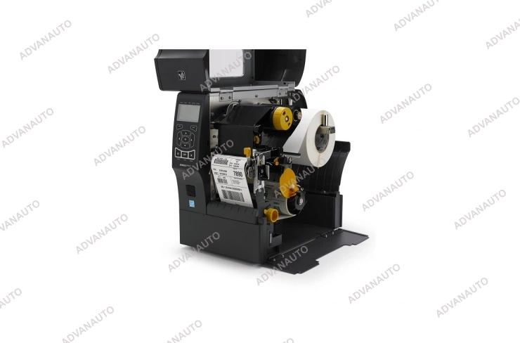 Принтер этикеток термотрансферный Zebra ZT410 (ZT41042-T4E0000Z), 203 dpi, 104 мм, Ethernet, USB, смотчик полноразмерный, отделитель фото 2