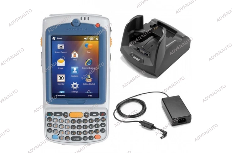 Комплект. Терминал сбора данных Zebra (Motorola) MC75 2D сканер ЕГАИС, цветной, WiFi, подставка, блок питания фото 1