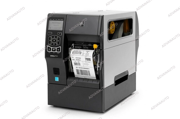 Принтер этикеток термотрансферный Zebra ZT410 (ZT41042-T4E0000Z), 203 dpi, 104 мм, Ethernet, USB, смотчик полноразмерный, отделитель фото 1