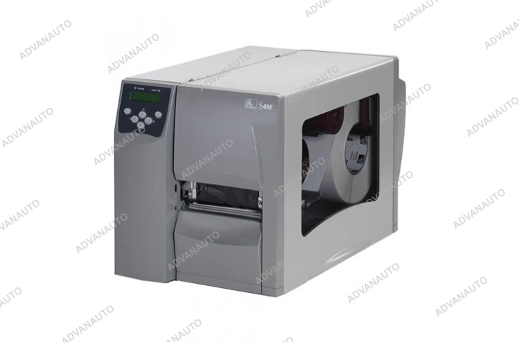 Принтер этикеток термотрансферный Zebra S4M (S4M00-3001-0100T) 300 dpi, 152 мм/с, до 114 мм, USB, 8 Мб DRAM, 4 Мб Flash фото 1
