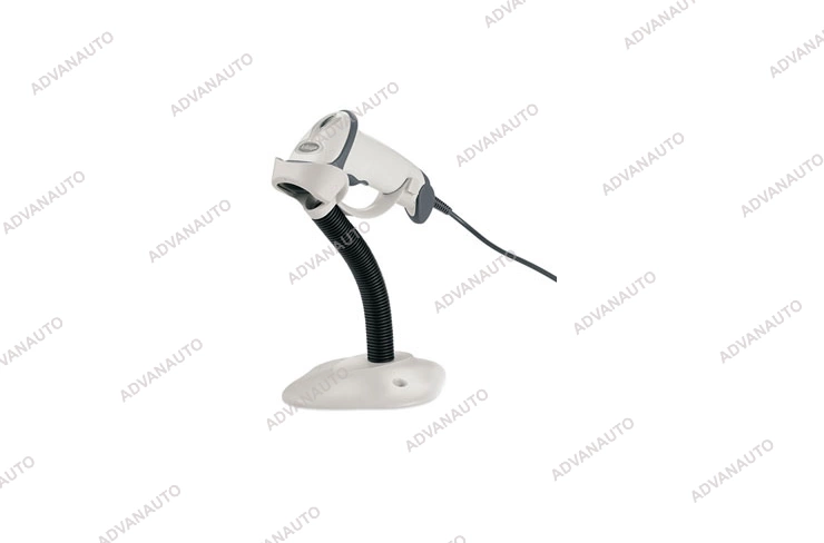 Zebra LS2208-SR20001R-UR, Сканер штрих-кода LS2208: белый, кабель USB, подставка фото 1