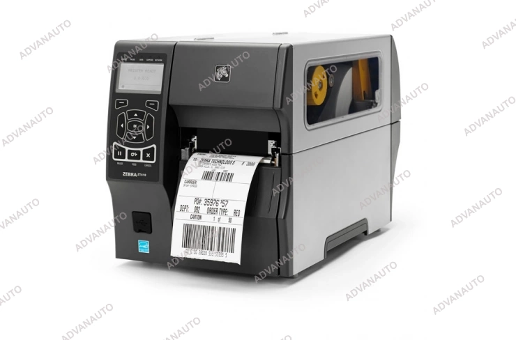 Принтер этикеток термотрансферный Zebra ZT410, 203 dpi, 102 мм, Ethernet, USB, Bluetooth, RS232, отрезчик фото 1