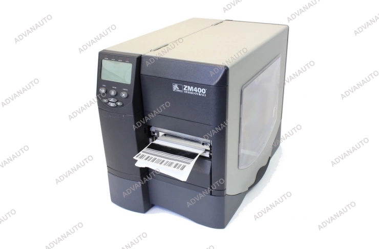 Принтер этикеток термотрансферный Zebra ZM400 (ZM400-2001-1100T) 200 dpi, 104 мм, отрезчик, Ethernet, USB фото 1