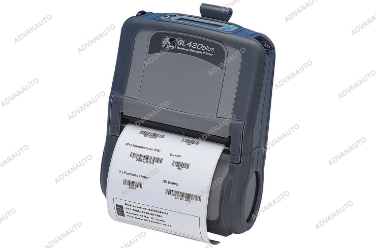 Мобильный принтер этикеток Zebra QL 420 Plus, WiFi, USB, 203 dpi, 104 мм фото 1