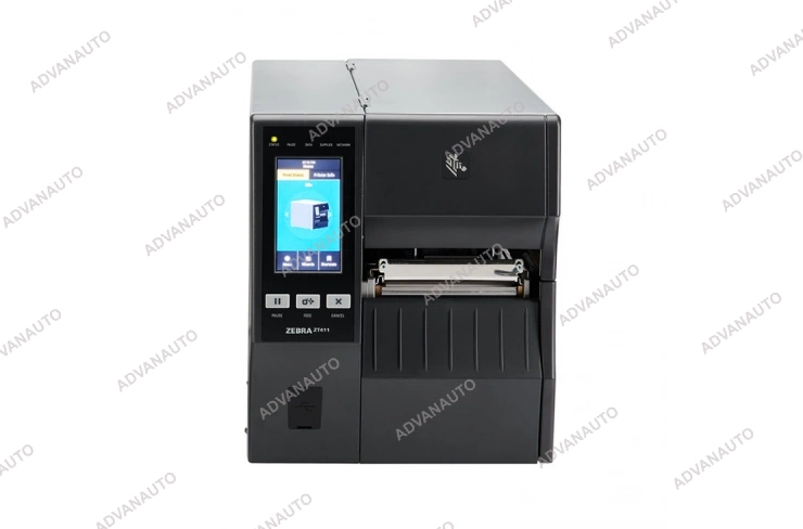 Принтер этикеток термотрансферный Zebra ZT411 (ZT41142-T2E0000Z), 203 dpi, 104 мм, Ethernet, USB, Bluetooth, отрезчик фото 1