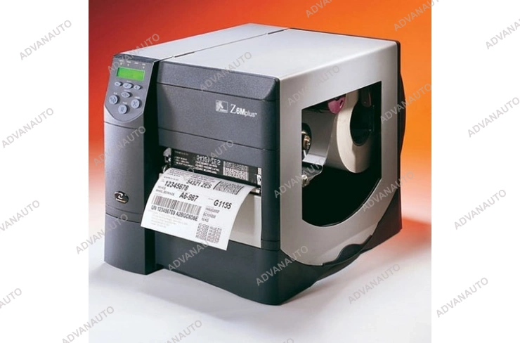 Принтер этикеток термотрансферный Zebra Z6M Plus (Z6M00-3001-0000), 300 dpi, 168 мм, USB-LPT фото 1