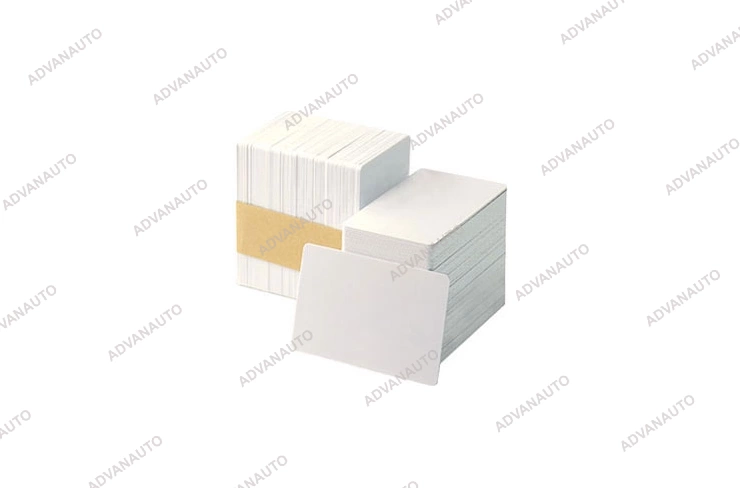 Zebra 104523-811, Карточки, White PVC, 30 Mil, Retransfer-Ready, 500 шт фото 1