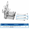 Модуль ролика отделителя TSC PEX-2000, 4 дюйма (SP-PEX-2000-0056) фото 1