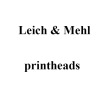 Печатающая головка принтера Leich & Mehl PAW2000, 200 dpi фото 1