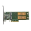 HP 2x M.2 NVMe SSD PCIe High Profile Adapter 4K1785/HSTNS-B112.Ref фото 1