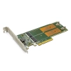 HP 2x M.2 NVMe SSD PCIe High Profile Adapter 4K1785/HSTNS-B112.Ref фото 2