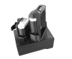 Zebra CRD-NWTRS-2SUCH-01, Зарядное устройство WT6000/RS6000 TWO SLOT CHARGE/USB SHARECRADLE; ALLOWS TO CHARGE 1 WEARABLE TERMINAL AND 1 RING SCANNER. фото 1