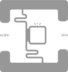 Zebra ALN-9634-FWRW, Этикетки RFID Alien 2x2 Higgs3 polypro tag (47x51 мм)