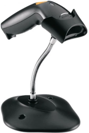 Zebra LS1203-7HDU0100SR, Сканер LS1203-HD Black (with Stand) USB Kit