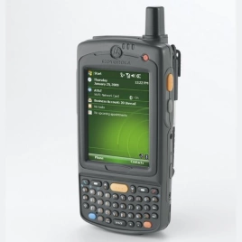 Терминал сбора данных Zebra (Motorola) MC7596-PZCSKQWA9WR 2D сканер WiFi цвет сенс 128MB/256MB QWERTY Camera GPS GSM 3600 mAh WM6