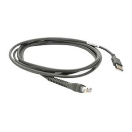 Zebra CBA-U01-S07ZAR, Кабель для сканера: USB, 7 футов, прямой