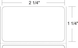 Zebra 800262-125, Этикетки Z-Select 2000D 57х32 мм (2100 эт., TLP)