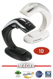 DATALOGIC HD3130-BKK1B, Сканер Heron HD3130 USB Kit, Black (Kit includes 1D Scanner, Stand and USB Cable) фото 1