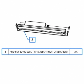 RFID-модуль TSC PEX-2000 для PEX-2240L, левый, 4 дюйма (RFID-PEX-2240L-0001) фото 1