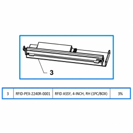 RFID-модуль TSC PEX-2000 для PEX-2240R, правый, 4 дюйма (RFID-PEX-2240R-0001) фото 1
