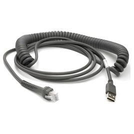 Кабель Datalogic 90A052066, USB, 5 м, витой, белый