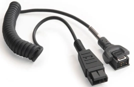 Zebra 25-155758-01R, CBL:MC95 HEADSET ADAPTER;QD VXI COILED