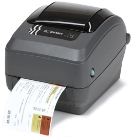 Zebra GX43-102521-000, Принтер Zebra GX430t; 300dpi, USB, Serial, LPT, Peeler