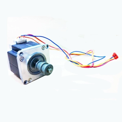 Zebra Шаговый двигатель (G46198M) со шкивом для принтеров 110XiIII Plus, 110Xi4, 140Xi4, 170Xi4, 105SL, 203 dpi. REF фото 1