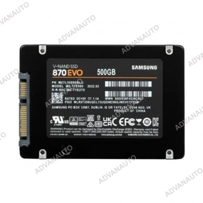 Накопитель Samsung 870 EVO MZ-77E500B 500ГБ фото 2