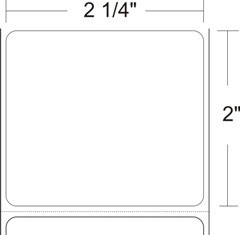 Zebra 800262-205, Этикетки Z-Select 2000D 57х51 мм (1370 эт., TLP) фото 1