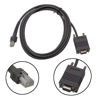 Кабель RS-232, 2 m прямой с питанием Zebra (Symbol) фото 1