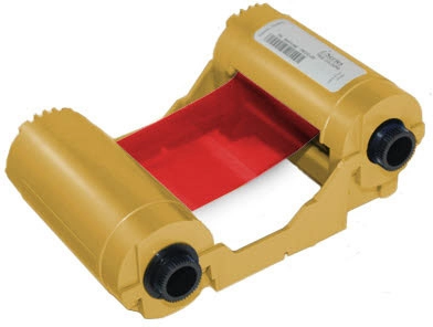 Zebra 800033-802, Красящая лента Red monochrome для ZXP3, 1000 отпечатков фото 1