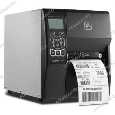 Принтер этикеток термотрансферный Zebra ZT230 (ZT23043-T01200FZ), 300 dpi, 152 мм/c, до 104 мм, USB, Ethernet фото 1