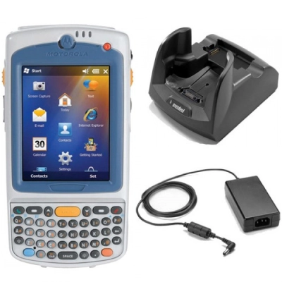 Комплект. Терминал сбора данных Zebra (Motorola) MC75 2D сканер ЕГАИС, цветной, WiFi, подставка, блок питания фото 1