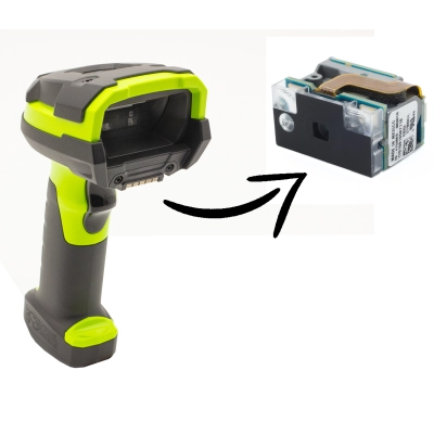 Беспроводной промышленный 2D сканер штрих-кода Zebra (Motorola, Symbol) DS3678-SR3U42A0SFW фото 5