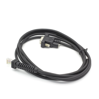 Кабель RS 2m прямой сканеров штрихкода Magellan, PowerScan с питанием фото 2