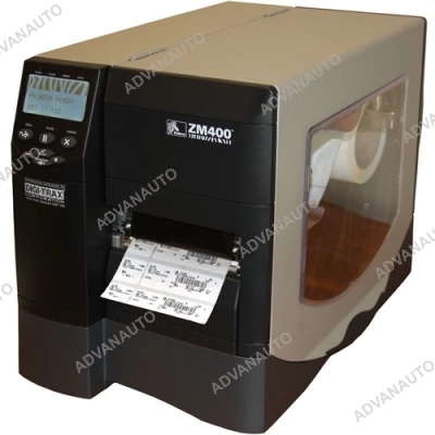 Принтер этикеток термо Zebra ZM400 (ZM496-2501-4100D) 200 dpi, 104 мм, Ethernet, USB, отделитель, смотчик подложки фото 1