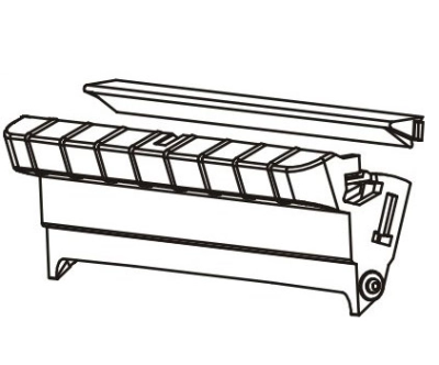 Zebra 105934-026, Отделитель этикеток Front Bezel, (Direct Thermal) фото 1
