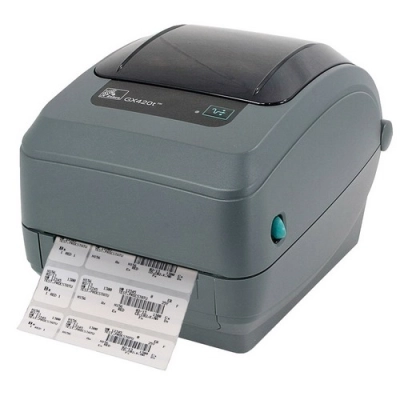 Принтер этикеток термотрансферный Zebra GX420t (GX42-100410-000), 203 dpi, 152 мм/c, до 104 мм, RS, USB, Ethernet фото 1